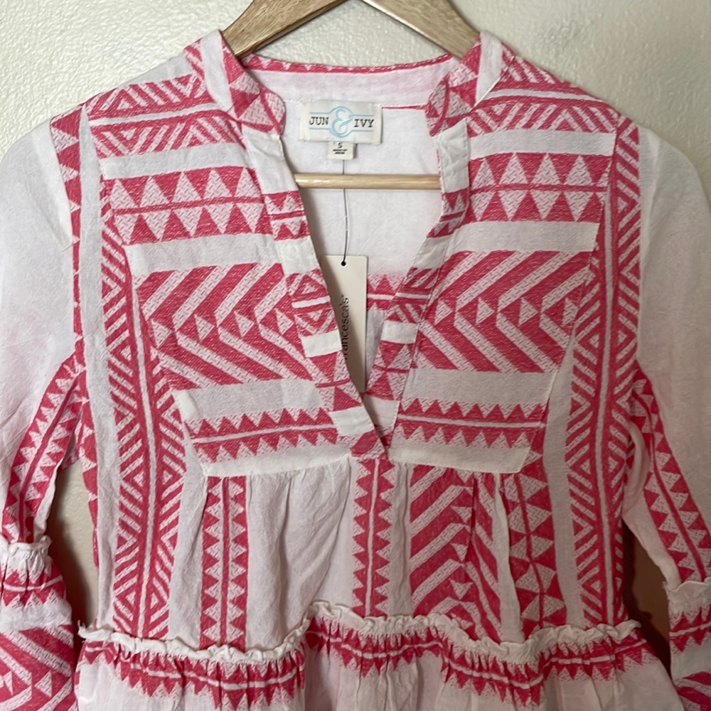 NEW Jun & Ivy Boho Top. Size Small - Picture 2 of 7